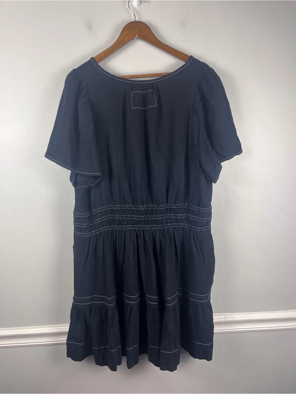 Anthropologie The Somerset Mini Dress in deep navy size 2x - Picture 6 of 7